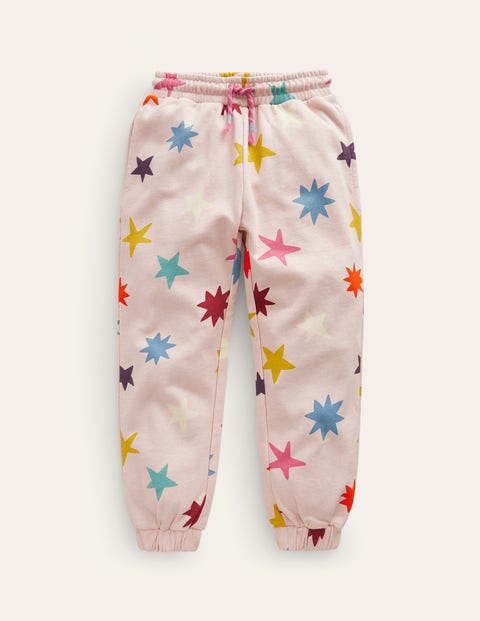 Mini Boden Kids' Printed Jogger Oatmeal Multi Stars Girls Boden