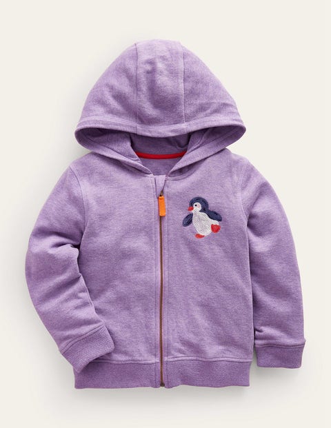 Logo Superstitch Hoodie - Aster Purple | Boden US