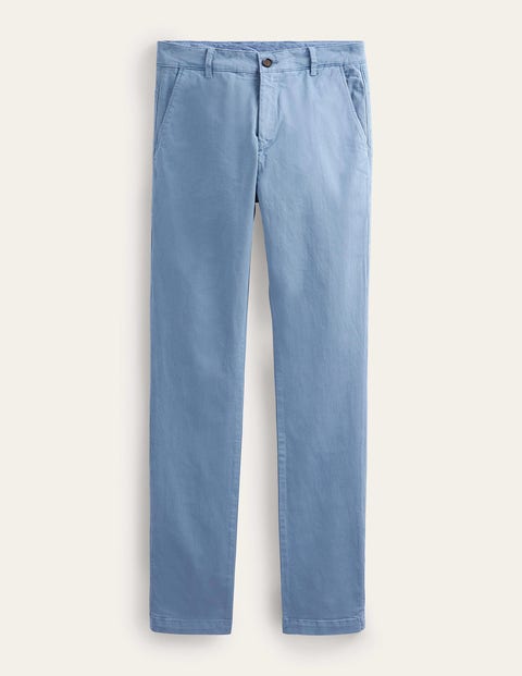 Laundered Chino Trousers Blue Men Boden