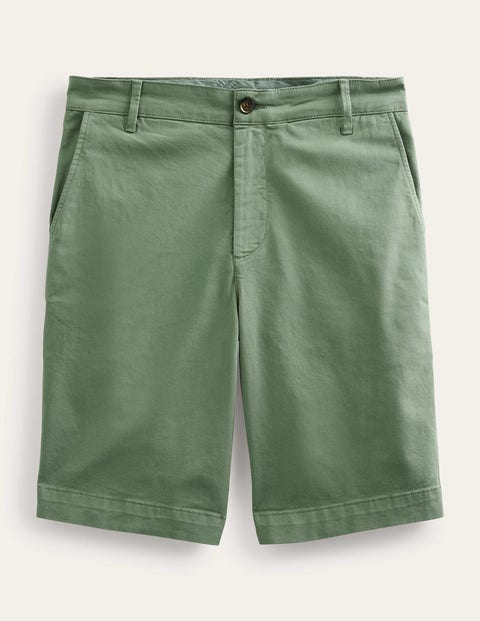 Laundered Chino Shorts Green Men Boden