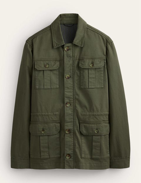 Safari Jacket Green Men Boden