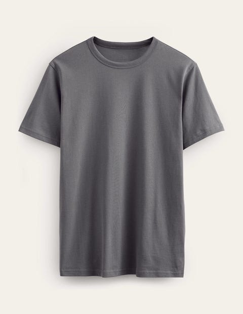 Slim Fit Classic T-Shirt Grey Men Boden