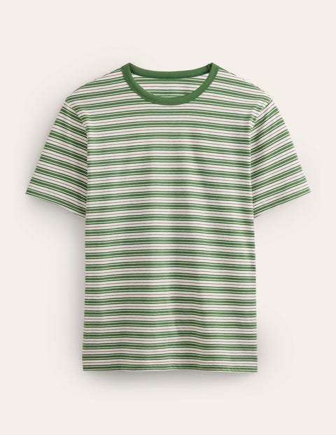 Slim Fit Classic T-Shirt Green Men Boden