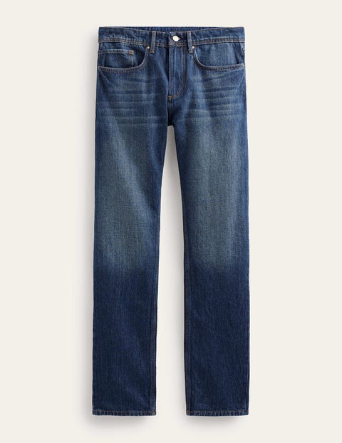 Straight Fit Jean Mid Wash Men Boden