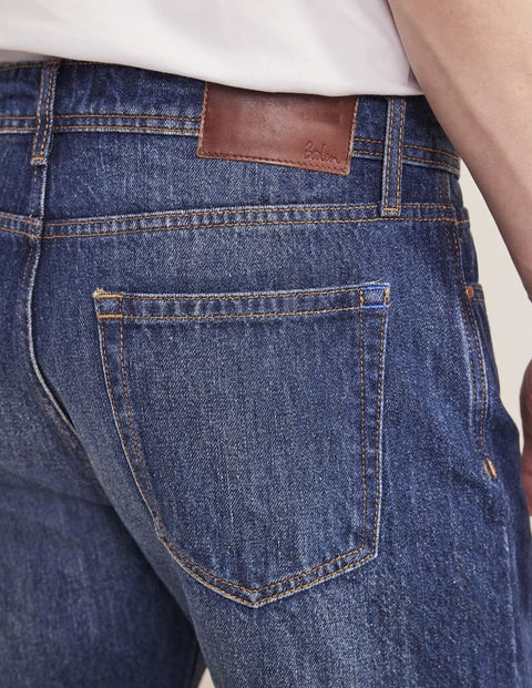 Straight Fit Jean - Mid Wash | Boden UK