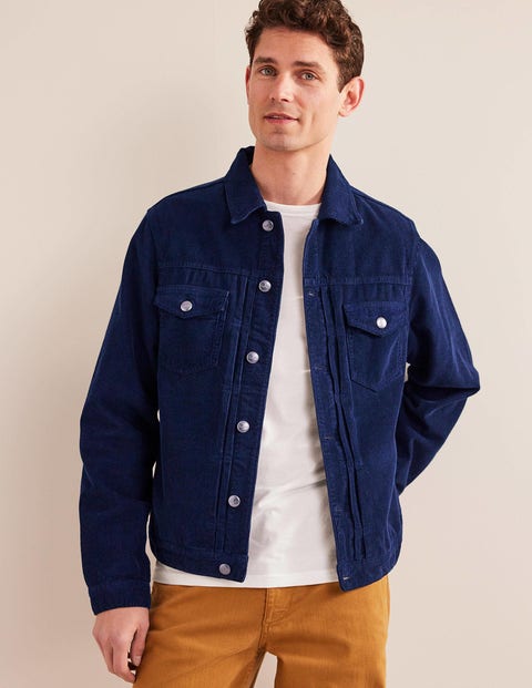 Cord Trucker - Navy Cord | Boden UK