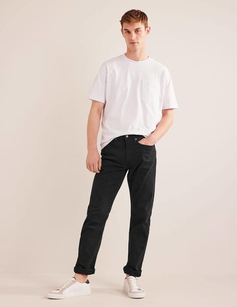 Garment Dye 5 Pocket Trousers - Black | Boden UK