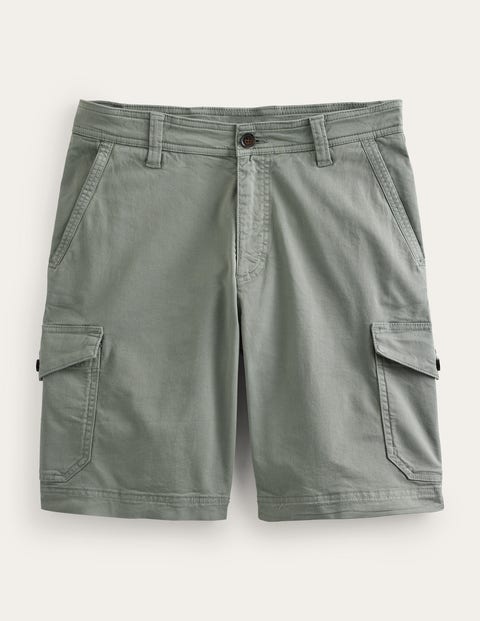 Garment Dye Cargo Shorts Green Men Boden