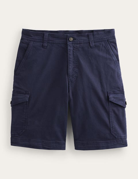 Garment Dye Cargo Shorts Navy Men Boden