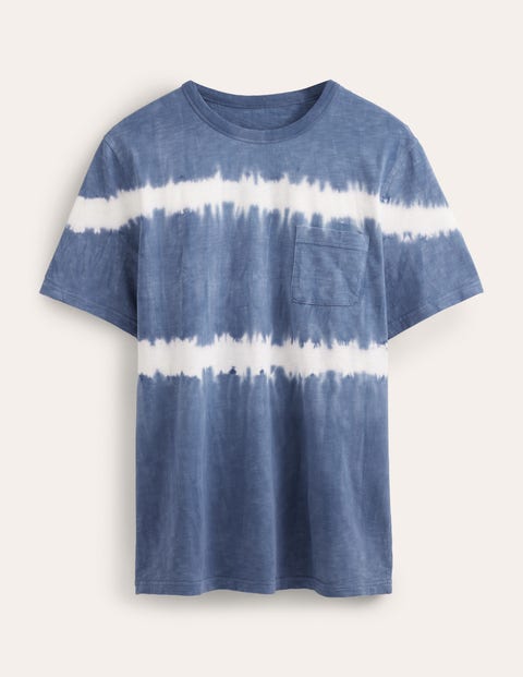 Tie Dye Laundered T-shirt Blue Men Boden