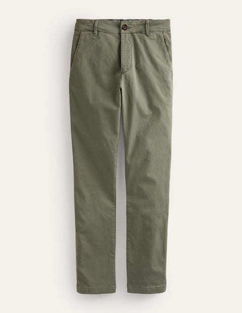 Laundered Chino Trousers Green Men Boden