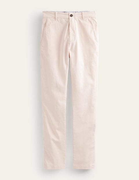 Laundered Chino Trousers Ivory Men Boden
