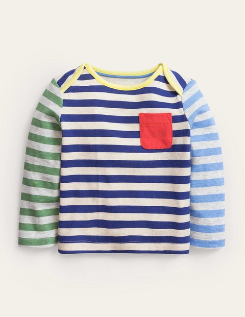 GOTS Stripe T-Shirt Multicouloured Girls Boden