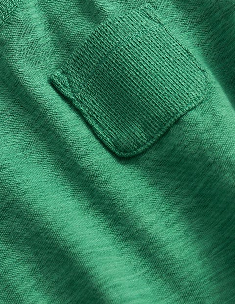 Garment Wash T-Shirt - Deep Grass Green | Boden US