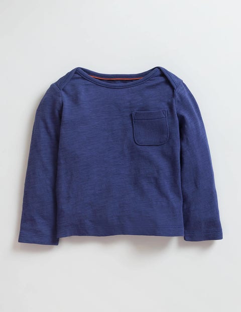 Garment Wash T-Shirt Blue Girls Boden