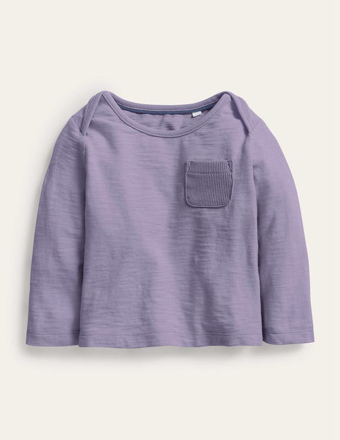 Garment Wash T-Shirt Purple Girls Boden