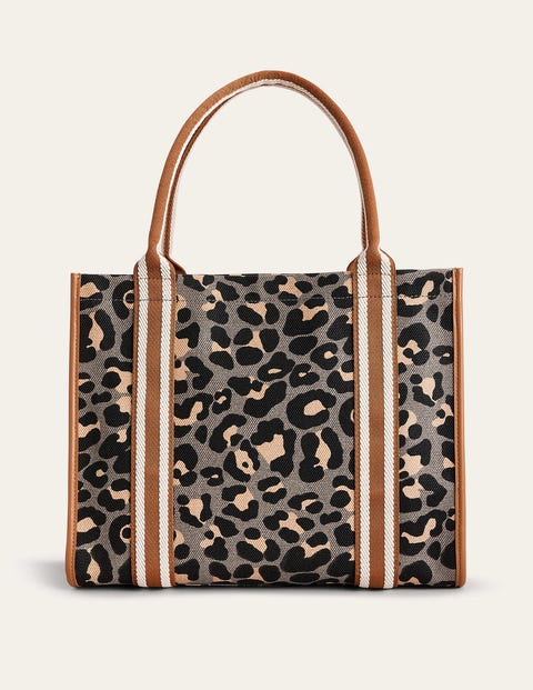 Leopard tote bag