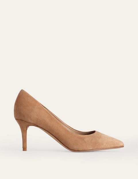 Lara Mid-Heeled Court Shoes brown Women Boden