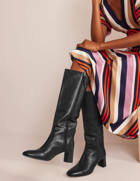 Leather Stiletto Heel Knee High Boots | Jones Bootmaker | M&S