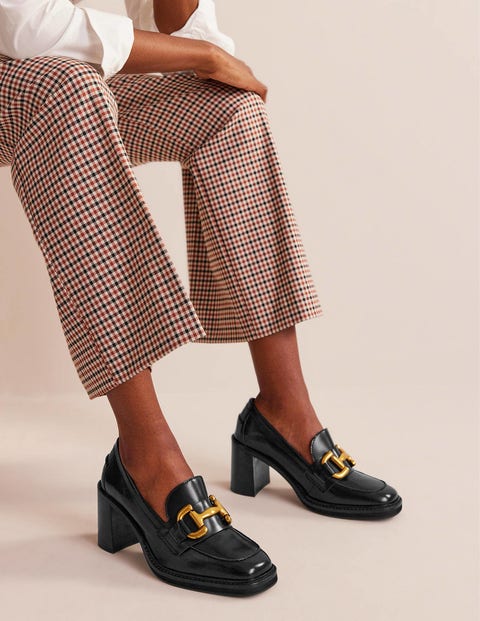 Gucci Women's Horsebit Leather & Crystal Heel Loafers | Bloomingdale's