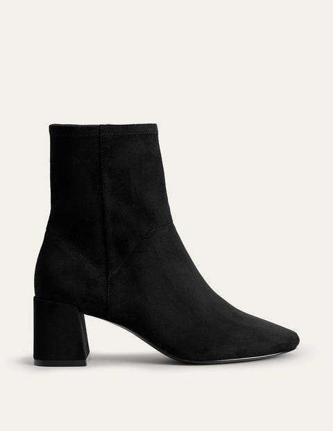 Boden Stretch Ankle Boot Black Women