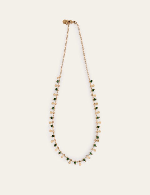 Beaded Necklace Green Women Boden