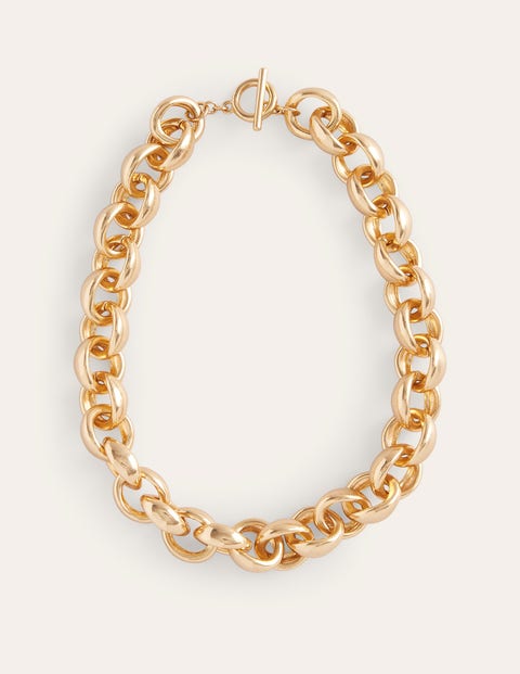 Squiggle Enamel Chunky Chain Choker | Missoma