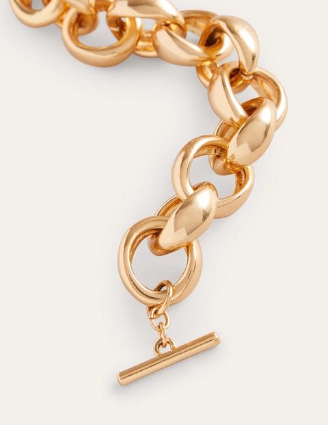 Pilgrim Wave Gold Plated Chunky Chain Bracelet - Starlet
