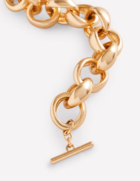 Pilgrim Wave Gold Plated Chunky Chain Bracelet - Starlet