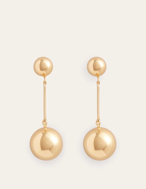 Statement Drop Earrings Gold Women Boden