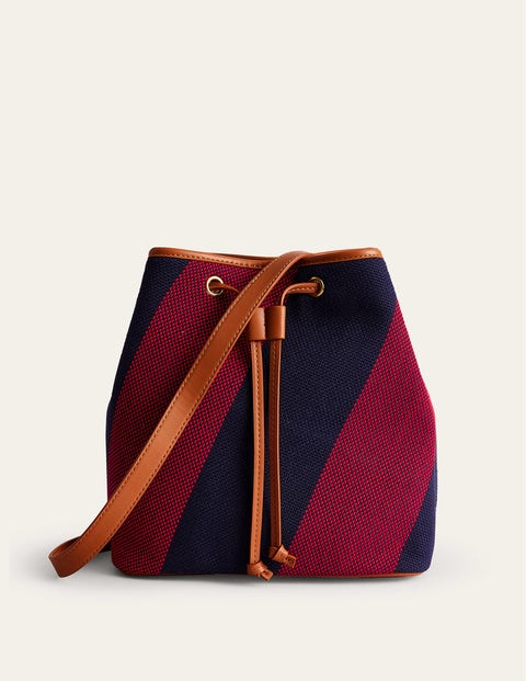 Canvas Bucket Bag Navy Women Boden