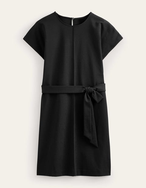 Tara Ponte T-Shirt Dress Black Women Boden