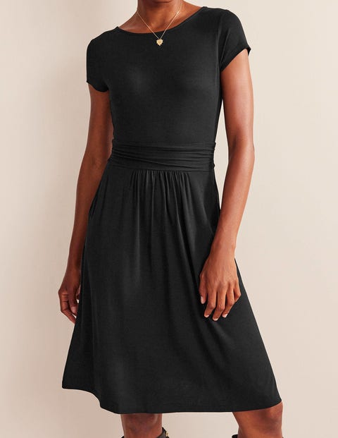 Amelie Jersey Dress - Black