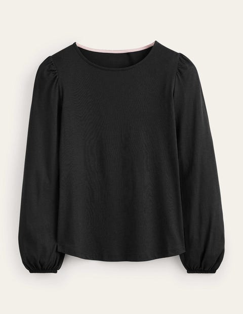 Supersoft Long Sleeve Top - Black