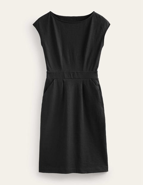 Florrie Jersey Dress - Black | Boden US