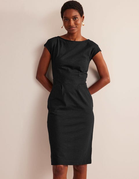 dette udledning amerikansk dollar Florrie Jersey Dress - Black | Boden US
