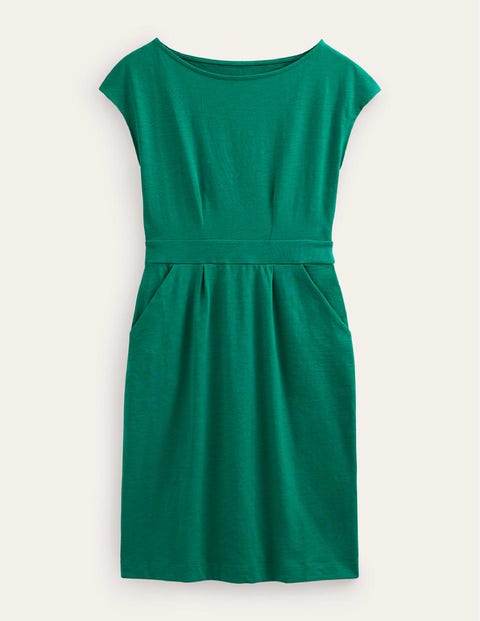 Boden Florrie Jersey Dress Bright Emerald Women | ModeSens