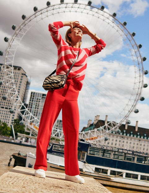 Boden clearance red jumper