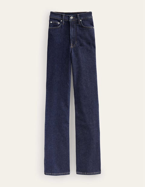 High Rise True Straight Jeans Denim Women Boden