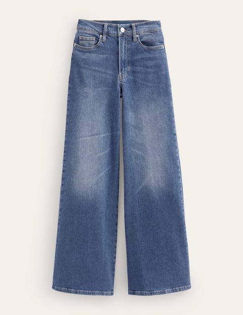 High Rise Wide Leg Jeans blue Women Boden