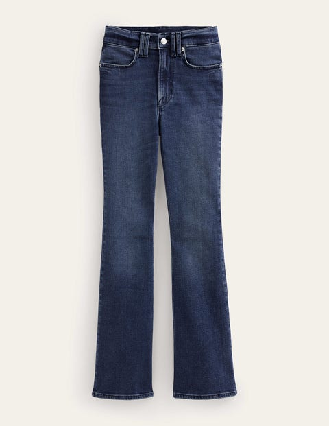 Shop Boden Mid Rise Slim Flare Jeans Mid Vintage Women