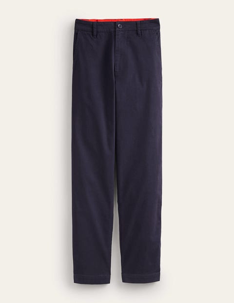 Tapered Chino Pants - Navy | Boden US
