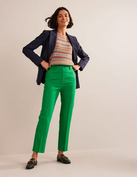 Kew Tailored Trouser - Rich Emerald | Boden UK