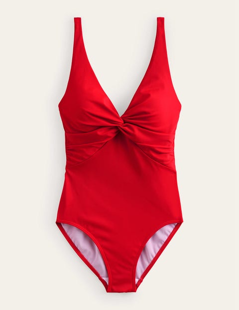 Twist Classic Swimsuit Red Women Boden