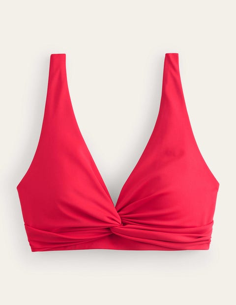Twisted Classic Bikini Top Red Women Boden