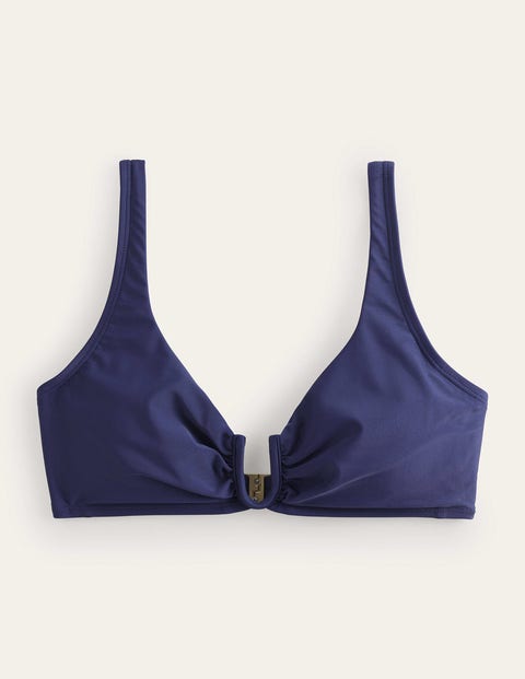 U-Bar Bikini Top Blue Women Boden