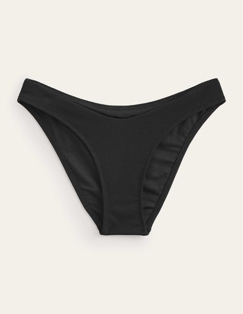 Textured Bikini Bottoms Black Women Boden