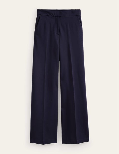 Westbourne Ponte Trousers Blue Women Boden