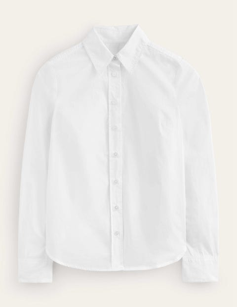 Boden Sienna Cotton Shirt White Women