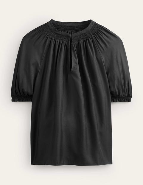 Velvet T-Shirt - Black | Boden US